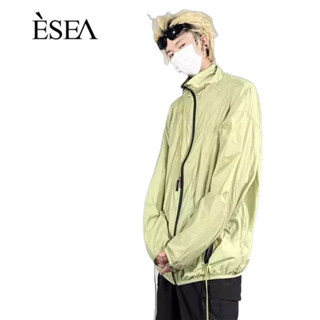 ESEA ผู้ชายเสื้อใหม่ป้องกันรังสีอัลตราไวโอเลตระบายอากาศน้ำหนักเบาหลวมสบายๆและสะดวก