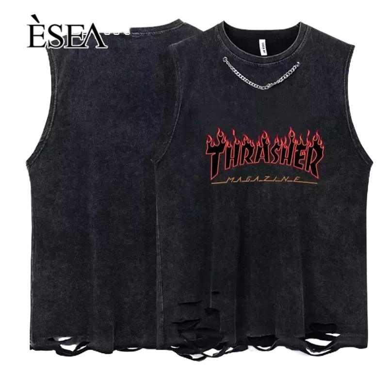 esea-เสื้อกั๊กผู้ชายรอบคอแฟชั่นเยาวชนลำลองเสื้อกั๊กผู้ชายญี่ปุ่นแนวโน้มที่เรียบง่ายเสื้อกั๊กผู้ชา