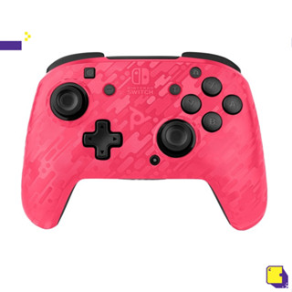 [+..••] NSW PDP FACEOFF WIRELESS DELUXE CONTROLLER (PINK CAMO) (เกมส์ Nintendo Switch™🎮)