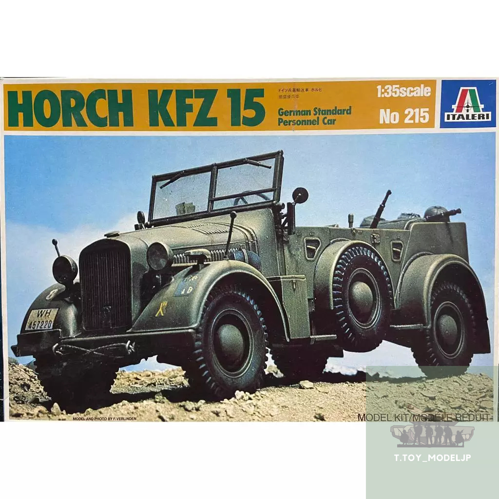 Italeri 1/35 Horch Kfz.15 German Standard Personnel Car โมเดลรถจี๊ป ...