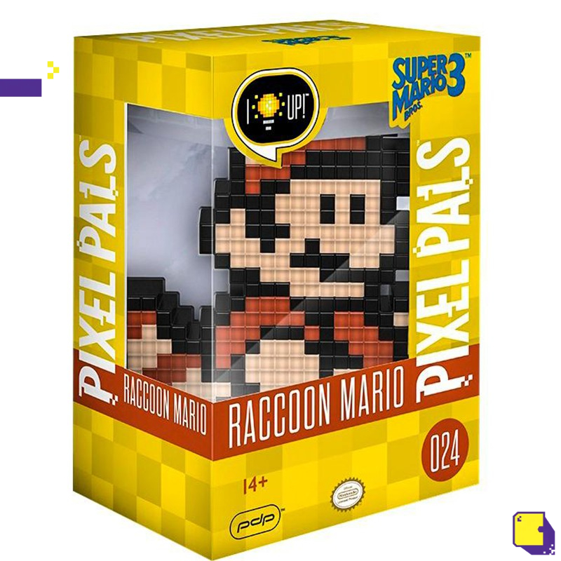 TOY PDP PIXEL PALS NINTENDO SUPER MARIO BROS 3 RACCOON MARIO ...
