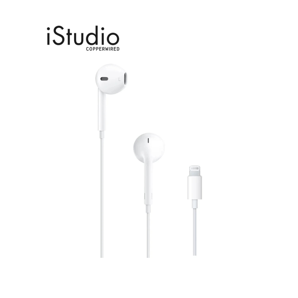 ภาพหน้าปกสินค้าหูฟัง Apple EarPods หัวเสียบหูฟัง Lightning สำหรับ iPhone 5 ขึ้นไป l iStudio by copperwired. จากร้าน istudio_official_store บน Shopee