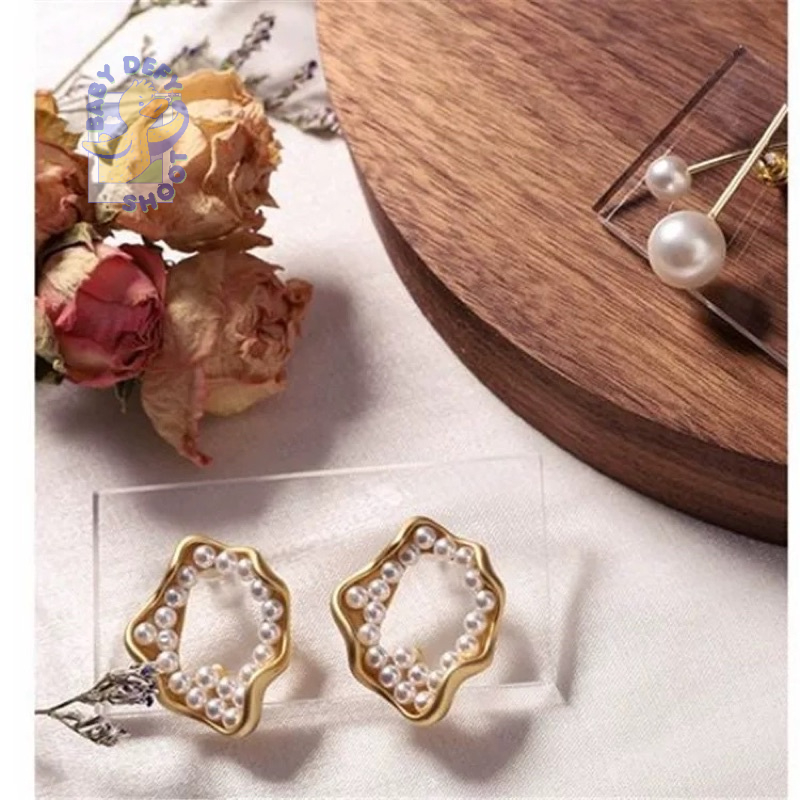 แท่นวางต่างหู แบบใส Earring Plate | 2ชิ้น | มี 3 สี แท่นโชว์สินค้า จัด ...