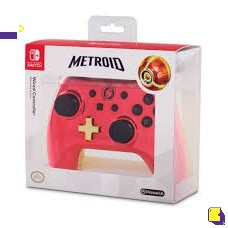 [+..••] NSW POWERA WIRED CONTROLLER-CHROME SAMUS (US) (เกมส์  Nintendo Switch™ )