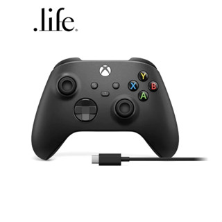 Xbox คอนโทรลเลอร์ไร้สาย Xbox พร้อมสาย USB-C สี Carbon Black by dotlife