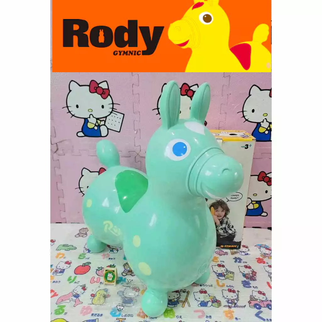 Rody Horse Bouncer ม้าโรดี้ (Lime Green)งานแท้ made in Italyมือสองของแท้ มีกล่องเดิมและอุปกรณ์มา ...