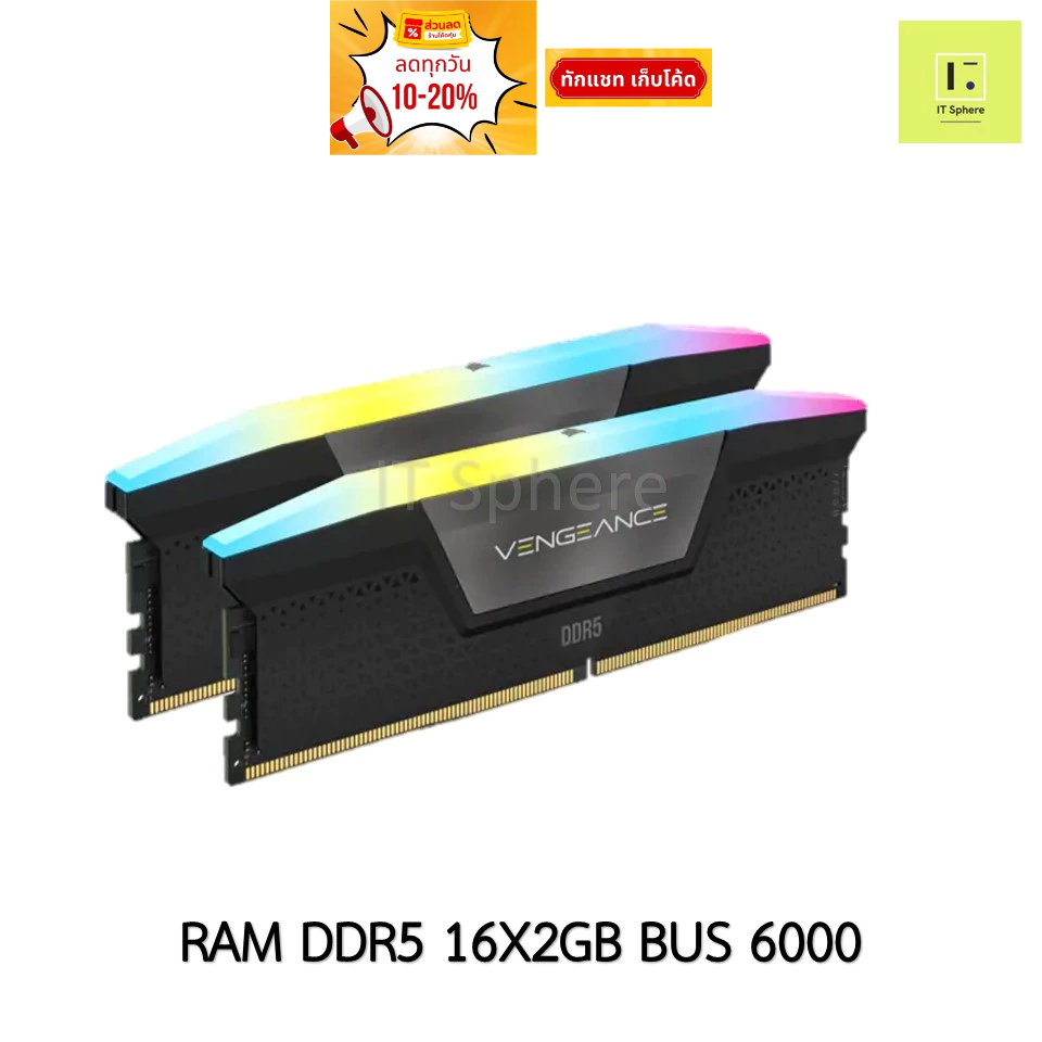 NEW100% RAM Vengeance DDR5 32GB 6000MT/s メモリー NEW100% RAM