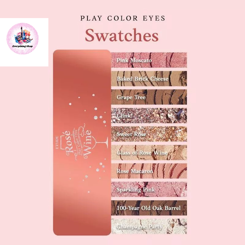 แท้-พร้อมส่งetude-house-play-color-eyes-palette-rose-wine