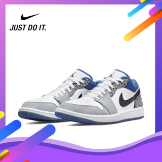 Nike Jordan Air Jordan 1 low se true blue DM1199-140 ของแท้ 100% Sneakers