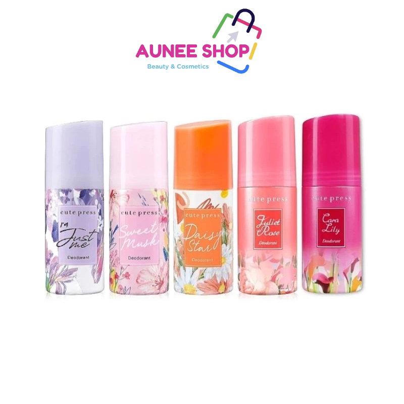 ส่งฟรี/มีไลฟ์ ลด50% ลูกกลิ้ง Cute Press Deodorant ระงับกลื่นกาย คิวห์ ...