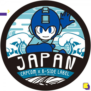 [+..••] CAPCOM X B-SIDE LABEL STICKER - MEGA MAN 11: JAPANESE-STYLE MEGA MAN [GOODS]