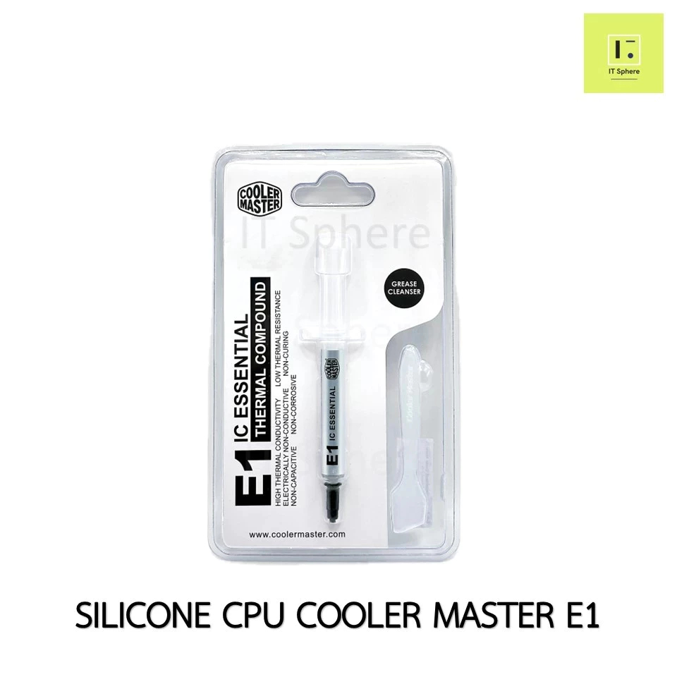 [ของแท้] ซิลิโคน CPU Cooler Master GREASE IC ESSENTIAL E1 Silicone CPU ...