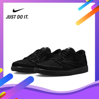 Nike Travis Scott x Jordan Air Jordan 1 Low OG Black/Phantom DM7866-001 ของแท้ 100% Sneakers