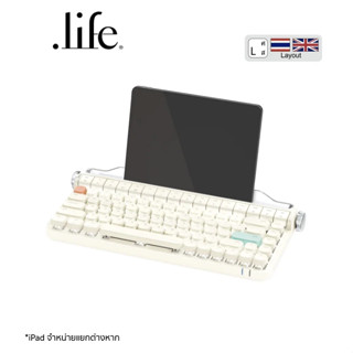 ACTTO คีย์บอร์ดไร้สายดีไซน์ย้อนยุค Actto Mechanical Keyboard B703 [คีย์ไทย-อังกฤษ] By Dotlife