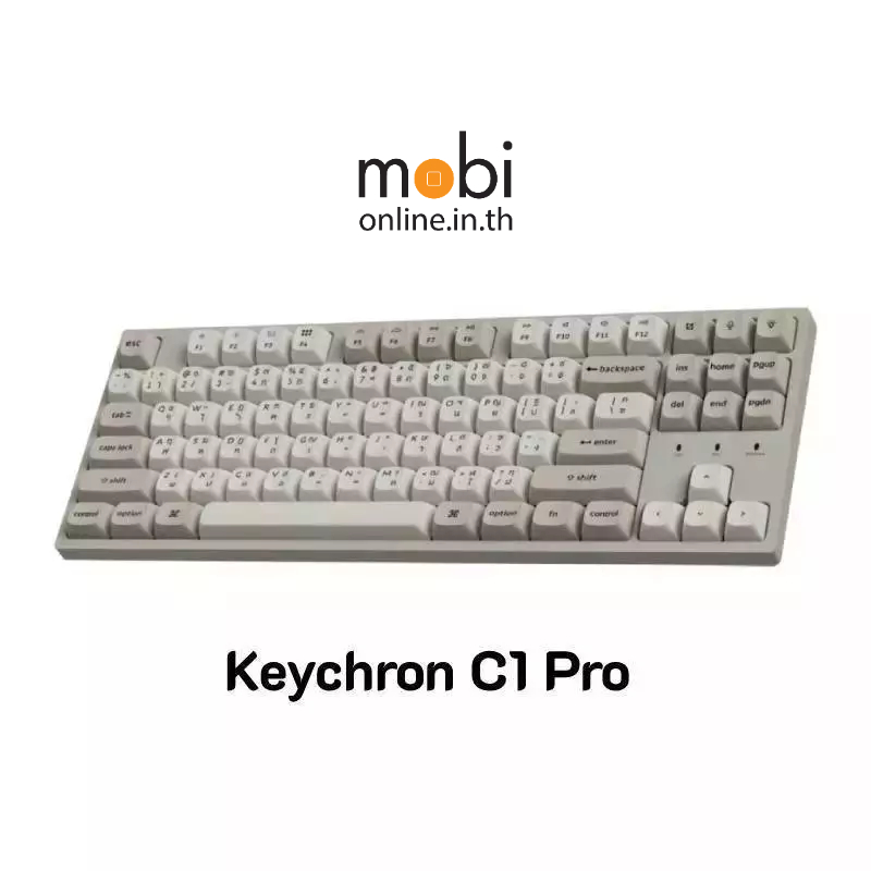 คีย์บอร์ด Keychron C1 Pro 8K QMK Wired Custom Mechanical Keyboard ขนาด ...