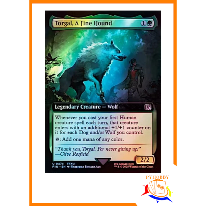 MTG] Final Fantasy Variants Foil: Torgal, A Fine Hound (0474 - Extended  Art) | Shopee Thailand
