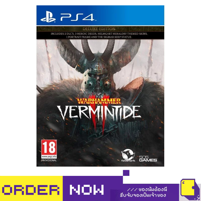 PS4 WARHAMMER: VERMINTIDE 2 [DELUXE EDITION] (เกม PlayStation 4
