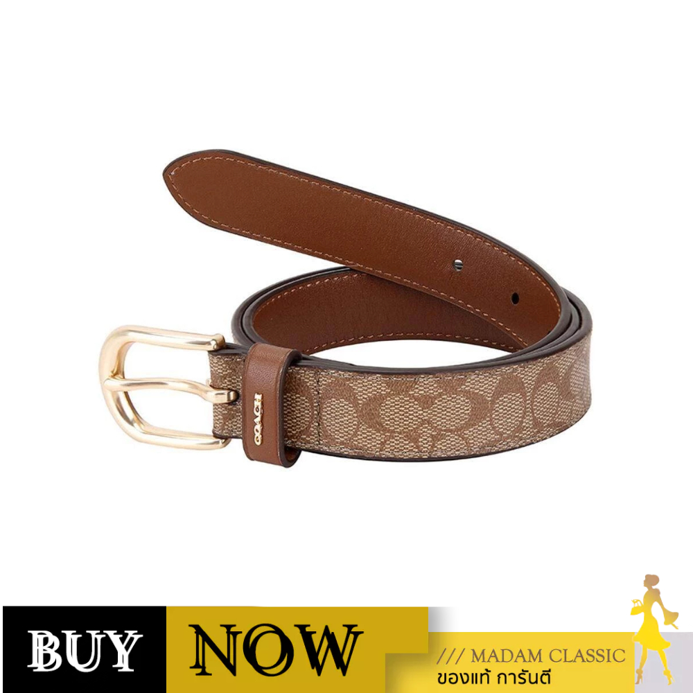Coach เข็มขัด F78179 CLASSIC BELT IN SIGNATURE CANVAS (IMBDX  display picture 1