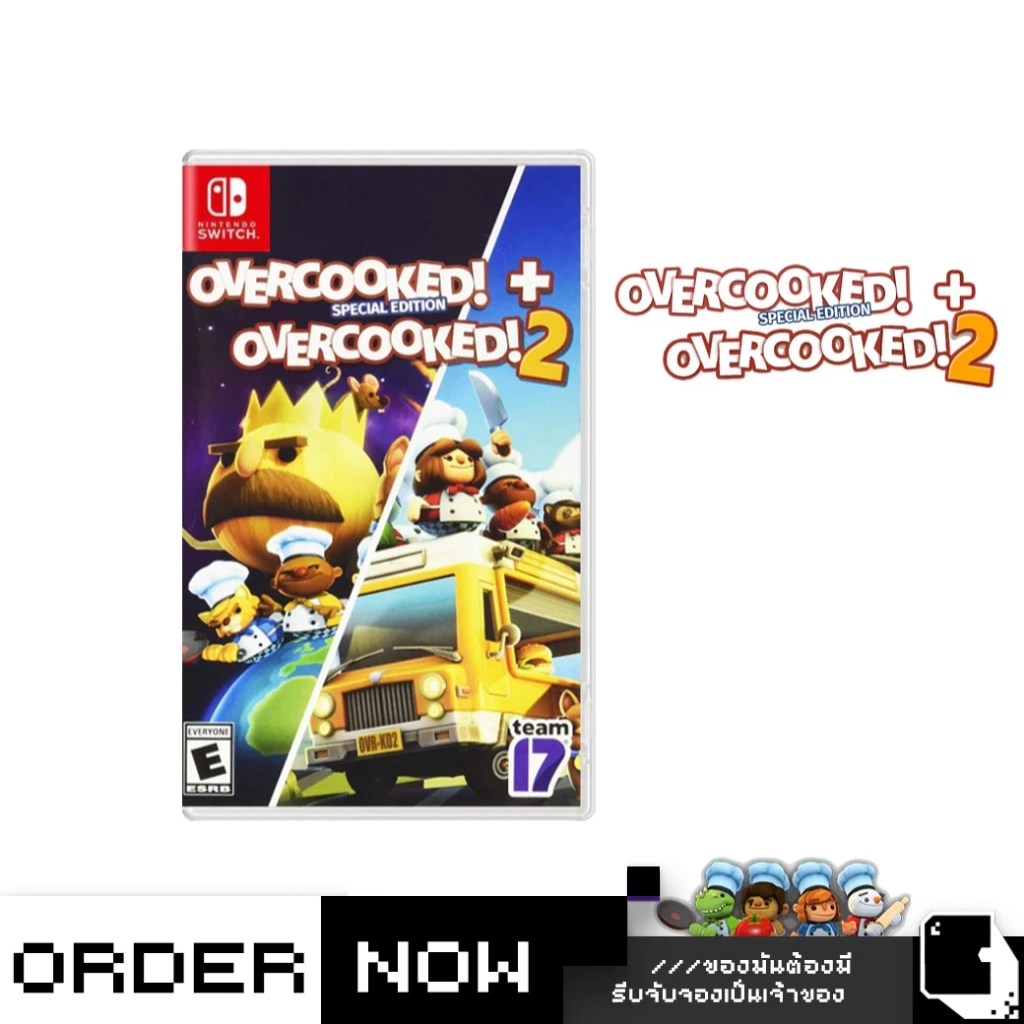 Nintendo Switch™ เกม NSW Overcooked! + Overcooked! 2 (By ClaSsIC GaME ...