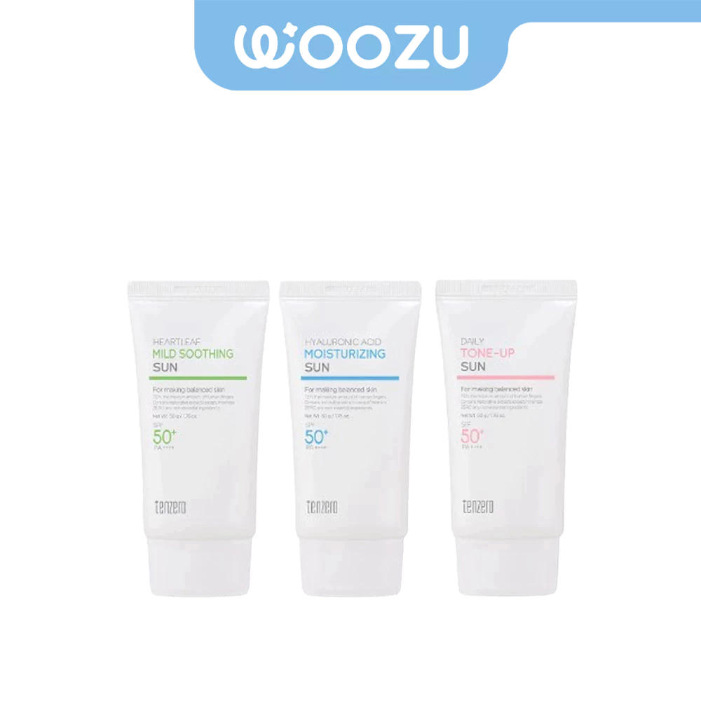 TENZERO Daily Tone Up Sun/Heartleaf Mild Soothing/Hyaluronic Acid ...