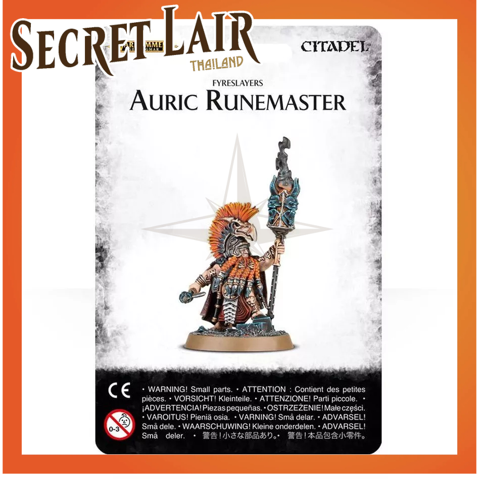 thumbnail image 2 of Auric Runefather & Magmadroth – Fyreslayers – Warhammer Age Of Sigmar – NIB – Games Workshop 2 of 6