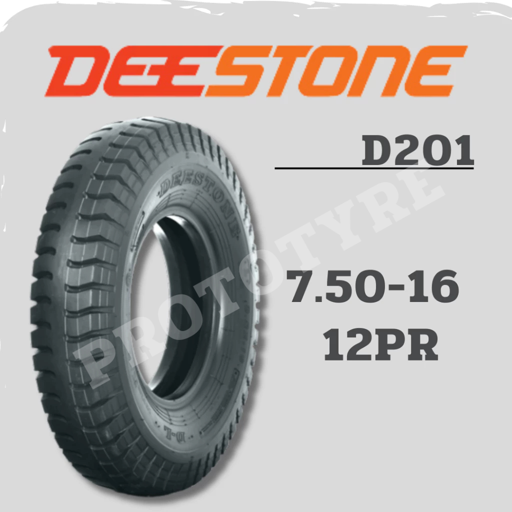 ยางรถบรรทุกผ้าใบ 7.50-16 12PR ยี่ห้อ Deestone รุ่น D201 | Shopee Thailand