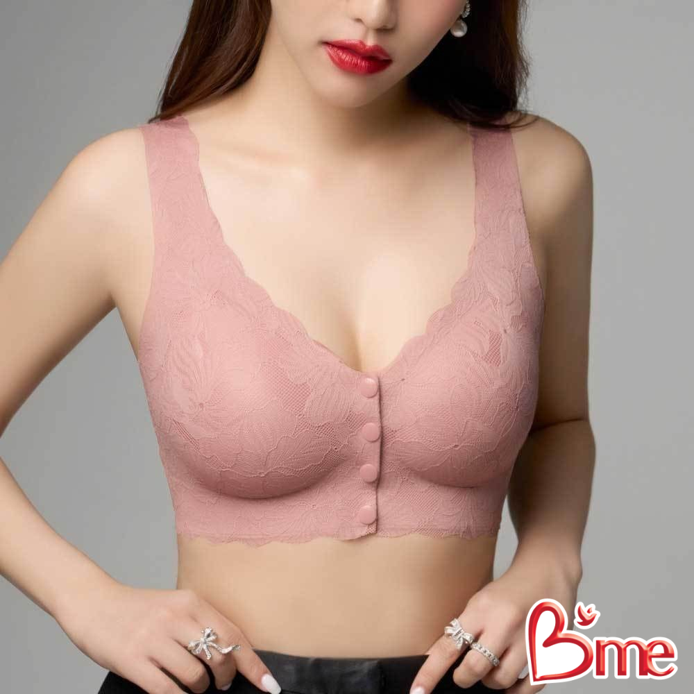 B’me เสื้อชั้นในไร้ขอบ level 2 ฟองกลาง รุ่น ME1G35 สีเบจ สีโอวัลติน สีชมพูกุหลาบ