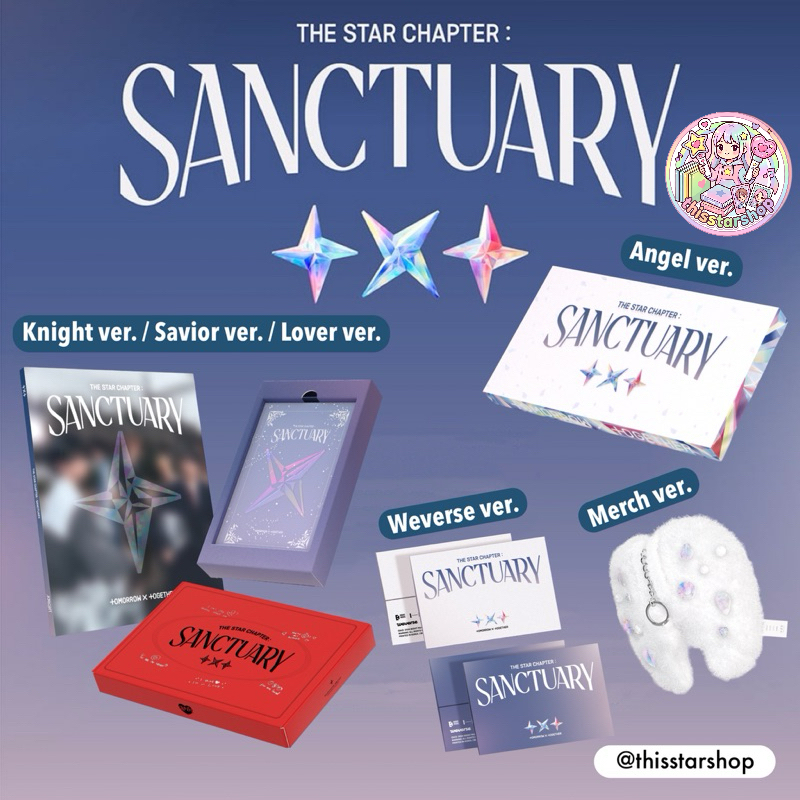 TXT อัลบั้ม The Star Chapter: SANCTUARY (Knight/Savior/Lover/Angel