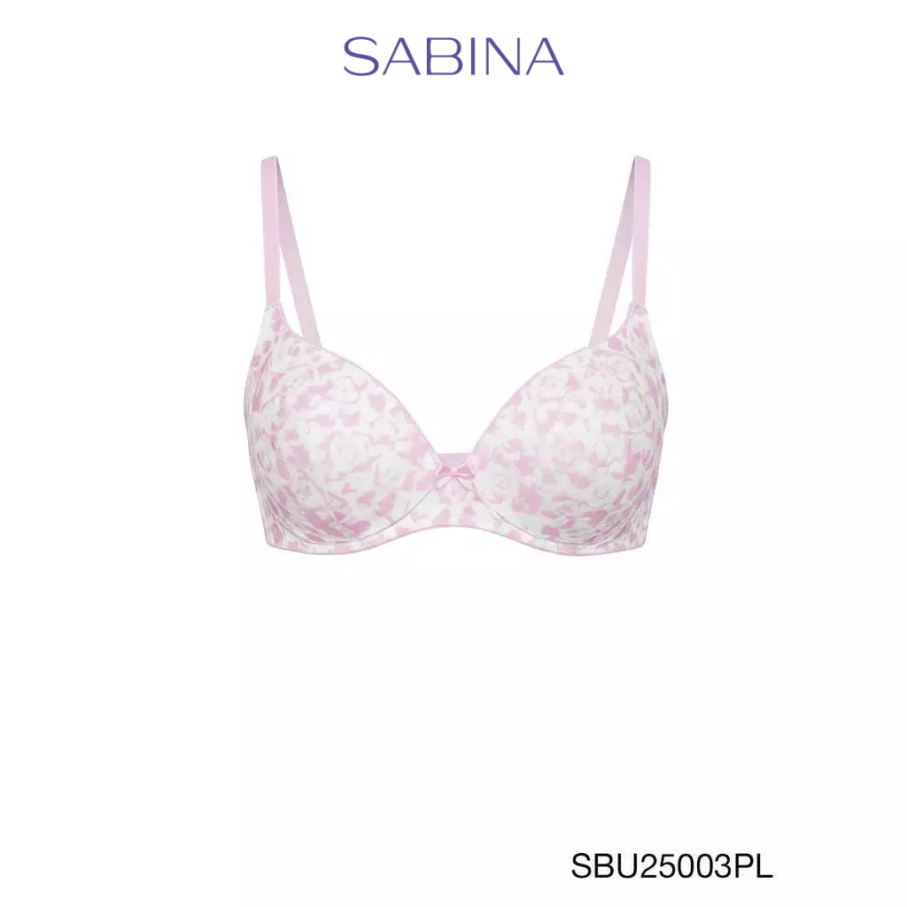 Sabina Pretty Perfect Level 1 เสื้อชั้นใน ไร้โครง รหัส SBU25003PL – สีชมพูอ่อน