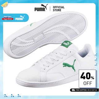 PUMA BASICS - Giày thể thao Smash Cat Leather màu trắng - 36294505