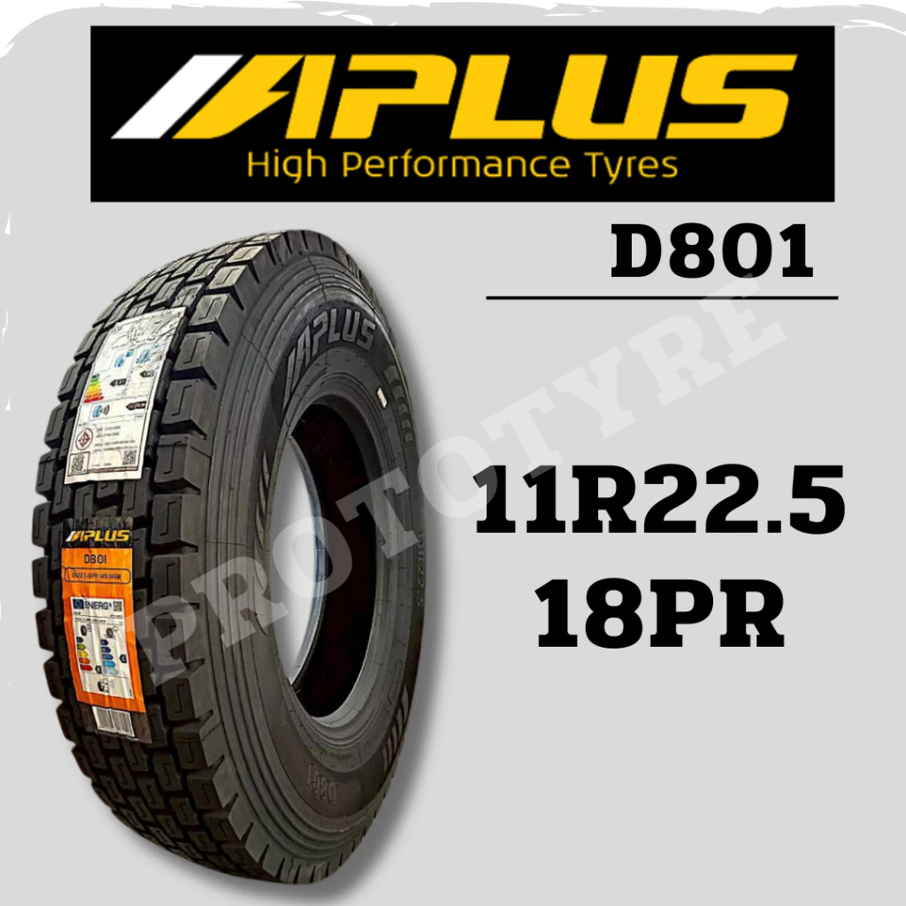 ยางรถบรรทุกเรเดียล 11R22.5 18PR ยี่ห้อ APLUS รุ่น D801 | Shopee Thailand