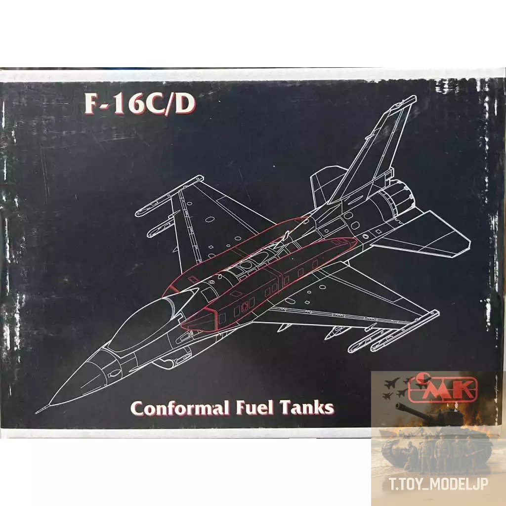 CMK 1/48 F-16 C/D Conformal Fuel Tanks โมเดลเครื่องบินรบ เครื่องบิน ...