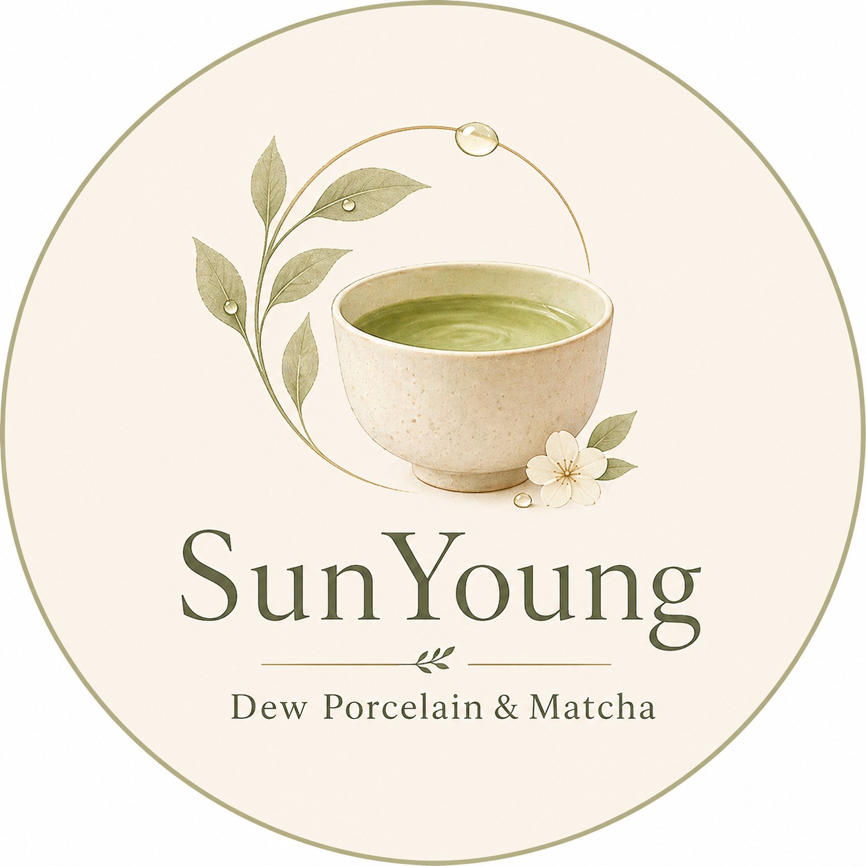 โลโก้ร้าน SunYoung-Dew Porcelain&Matcha