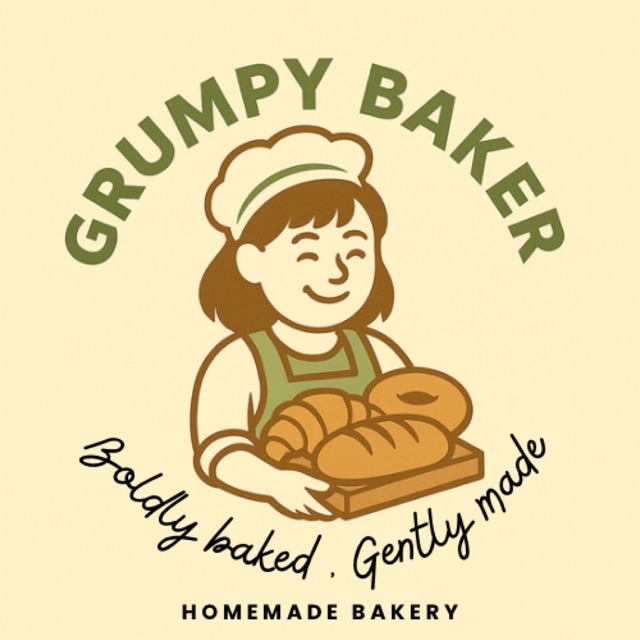 โลโก้ร้าน Grumpy Baker