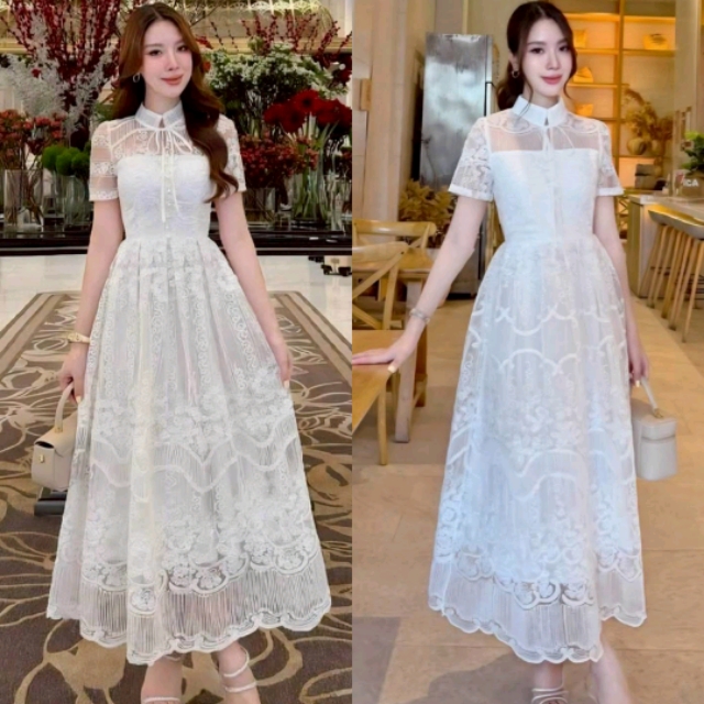 เซตผ้าไทยพรีเมี่ยม Hi-End ทรงยอดนิยม ใส่ได้หลายโอกาส ไซส์ S-4XL มุมมองที่ 6