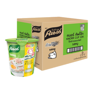 Knorr cup jok 32 g. x36 คนอร์ คัพโจ๊ก แบบถ้วย32 กรัม 1 ลัง 36 ถ้วย