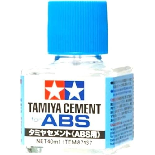 Tamiya 87137 ABS Cement – Plastic Adhesive For ABS Models, 40ml