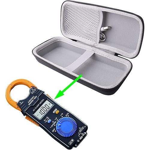 WERJIA Storage Case for HIOKI AC Clamp Meter 3280-10/3288-20/CM3289 ...