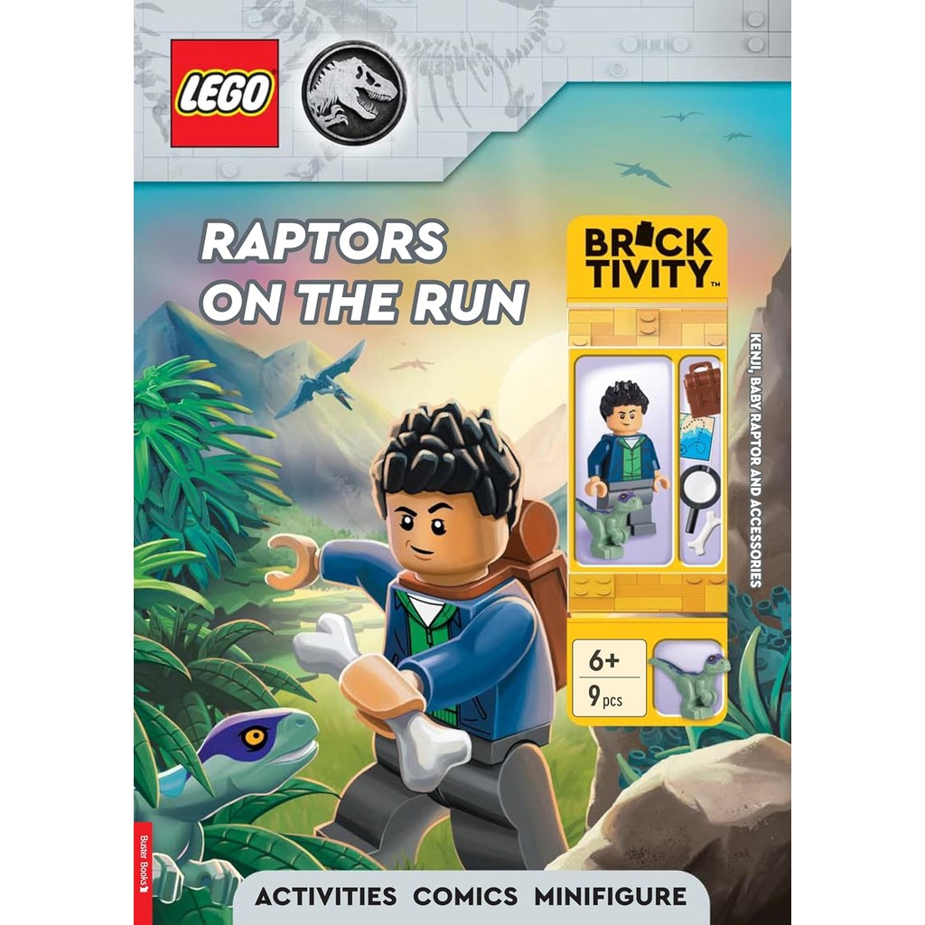 หนังสืออังกฤษใหม่ LEGO JURASSIC WORLD: RAPTORS ON THE RUN (WITH KENJI ...