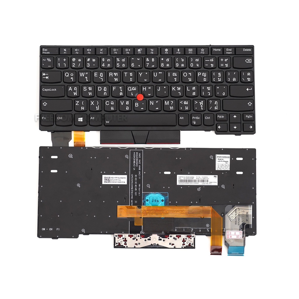 Gintai Tastiera Tedesca QWERTZ retroilluminata per Lenovo ThinkPad X230S, X240, X240S, X250, X260, X270, A275 04X0189 04X0227 0C43994 0C44032 CS13XBL-84D0 Keyboard Backlit Laptop