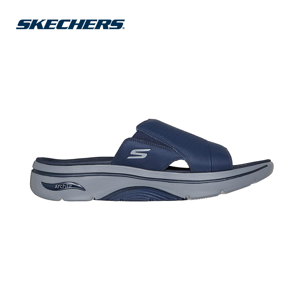 Skechers สเก็ตเชอร์ส รองเท้าแตะผู้ชาย Men On-The-GO GOwalk Arch Fit 2.0 Ultra Span Ii Walking Sandals – 229308-NVGY