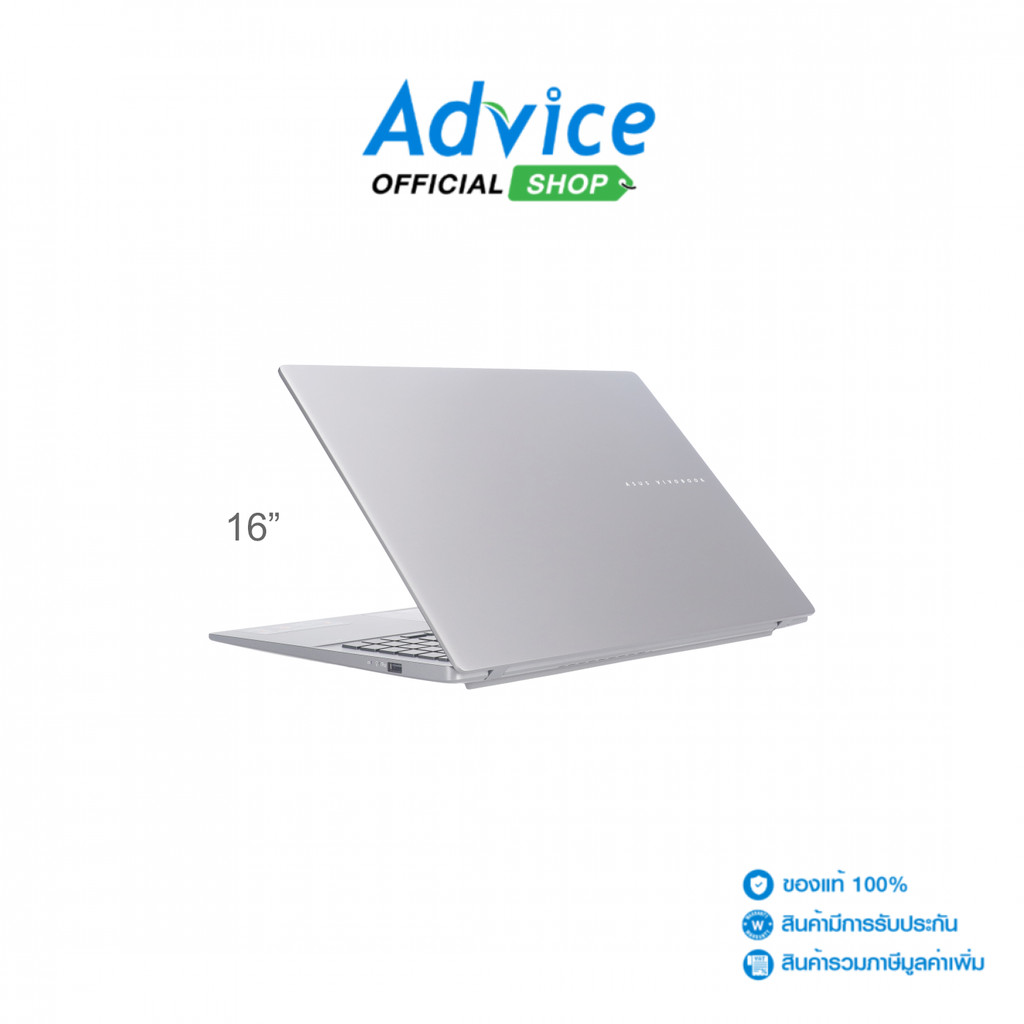 Asus Notebook (โน๊ตบุ๊ค) Vivobook S16 S3607CA-RP519WA (Matte Gray) - A0169512