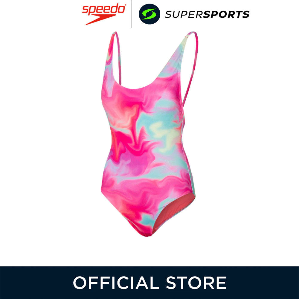 SPEEDO FLU3NTE Printed Convertible ชุดว่ายน้ำผู้หญิง