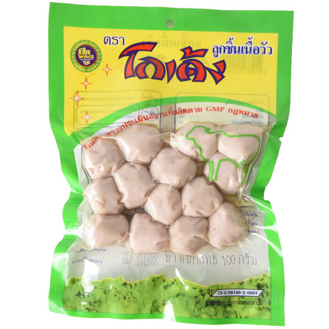 [0216497] Godeng Beefball 100G. ลูกชิ้นเนื้อโกเด้ง 100 กรัม (Asian Deli ...
