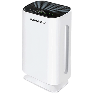 (ใช้โค้ดลดเหลือ 1229) Worldtech เครื่องฟอกอากาศ Air Purifier รุ่น WT-P50 มอก.รับรอง พื้นที่ใหญ่ 40-55 ตรม.+ รีโมท ผ่อนชำระ0% รับประกัน1ปี เมนูภาษาไทย เครื่องกรองอากาศ กรองฝุ่น กรองละอองเกสร ควันบุหรี่ กลิ่น แบคทีเรีย เชื้อรา ไวรัส สารก่อภูมิแพ้ ควัน PM2.5