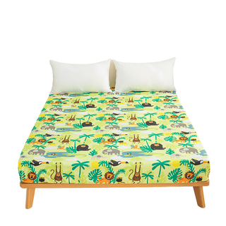 โปรโมชั่น : ผ้าปูที่นอนกันน้ำ กันฉี่ กันไรฝุ่น 3.5ฟุต 5ฟุต 6ฟุ กันน้ำได้100% เฉพาะผ้าปูแบบรัดมุม360องศา ด้านหน้าคอตตอน ด้านหลังTPU