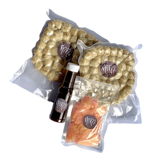 โปรโมชั่น : ไส้กรอกอีสานลูกเล็ก คำตาเชตจุใจ 2แพ็ค เลือกได้ ขิง 1 น้ำจิ้ม 1 ซื้อเชตถูกกว่า ราคาประหยัด