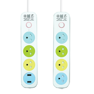 ปลั๊กไฟ ปลั๊ก มีUSB 2300W มีมอก. กันไฟสองชั้น รางปลั๊กไฟ ปลั๊กUSB ปลั๊กพ่วง ปลั๊กอเนกประสงค์ หัวชาร์จUSB