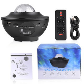 โปรโมชั่น : 2DDA40❤มีของพร้อมส่ง❤ โคมไฟโปรเจคเตอร์ พร้อมลำโพงบลูทูธ ไฟแต่งห้อง sky projector ไฟตกแต่งห้อง โคมไฟดาว ไฟตกแต่งห้องนอน