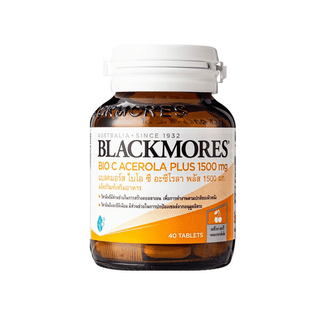 โปรโมชั่น : BLACKMORES แบลคมอร์ส ไบโออะซีโรลาพลัส 1500 มก. 40 เม็ด